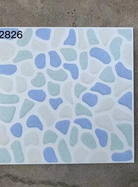 30*30仿鹅卵石瓷砖防滑耐磨阳台浴室/庭院3D立体凹凸地砖北京现货