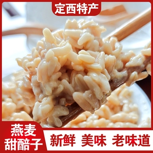 甘肃特产甜醅子定西莜麦甜醅子醪糟酒曲甜醅子