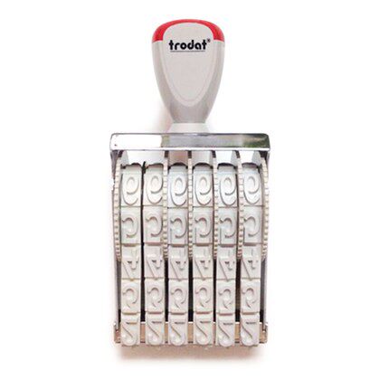 正品trodat卓达15156号码印章 数字号码章 转轮印章 字高15mm 6位