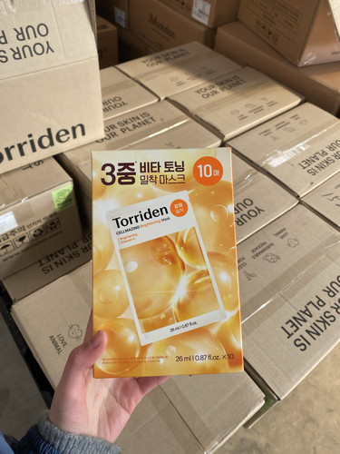 韩国桃瑞丹VC亮白面膜改善暗沉