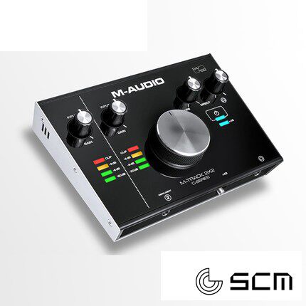 M-audio M-Track2x2 专业声卡2进2出音频接口高速USB编曲声卡接口