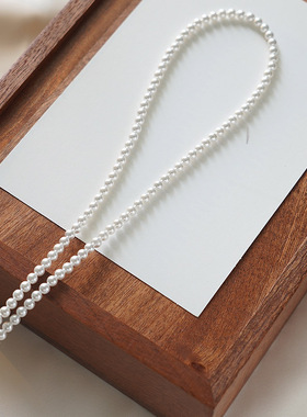 baby珍珠项链akoya马贝女