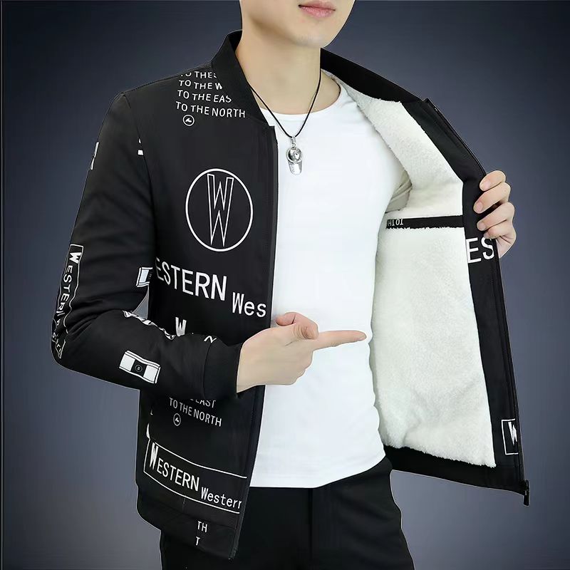 加厚保暖秋冬季外套男个性棉服