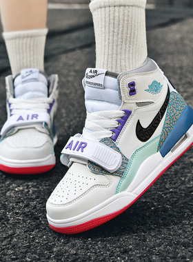 AJ莆田正品aj312蛇年限定篮球鞋男鞋高帮蒲田复活节学生运动板鞋