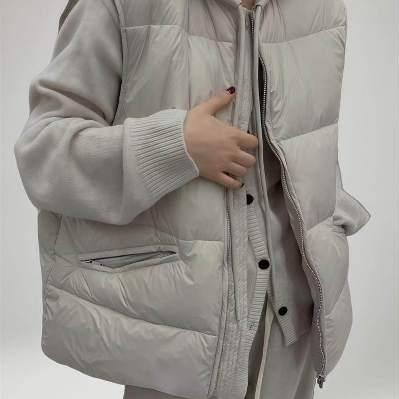 200斤胖mm大码宽松休闲羽绒棉服马甲无袖外套女2025新款百搭马夹,女装/女士精品,马夹,淘宝优惠券,粉丝福利购,淘宝优惠卷