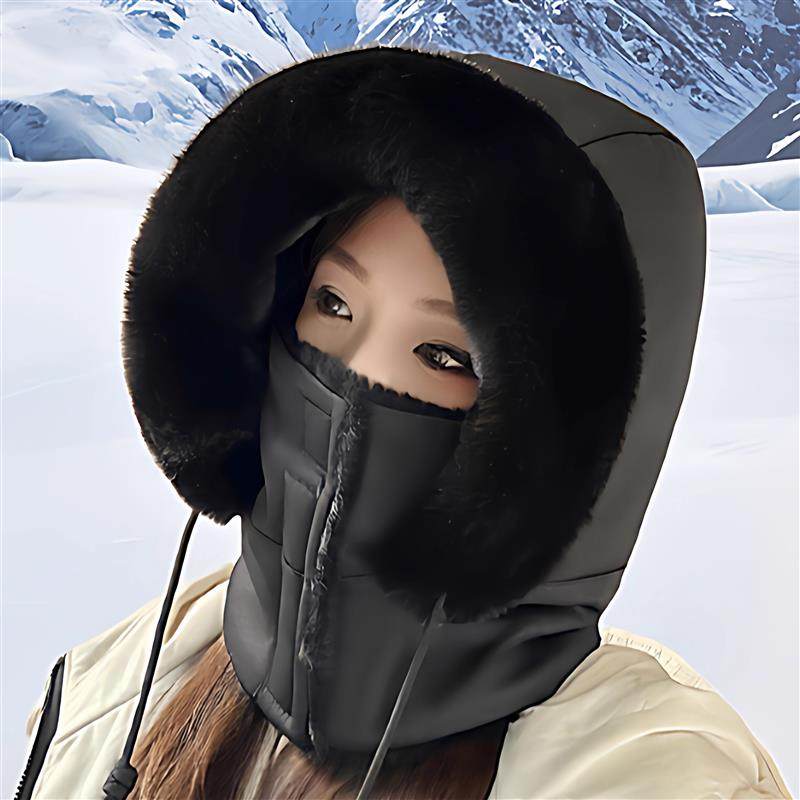 冬季骑车保暖帽女加厚护耳东北防寒防风雷锋帽男户外加绒围脖一体,服饰配件/皮带/帽子/围巾,帽子,淘宝优惠券,粉丝福利购,淘宝优惠卷