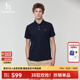 商务通勤短袖 休闲polo衫 Hazzys哈吉斯男士 多彩t恤上衣男 凉感