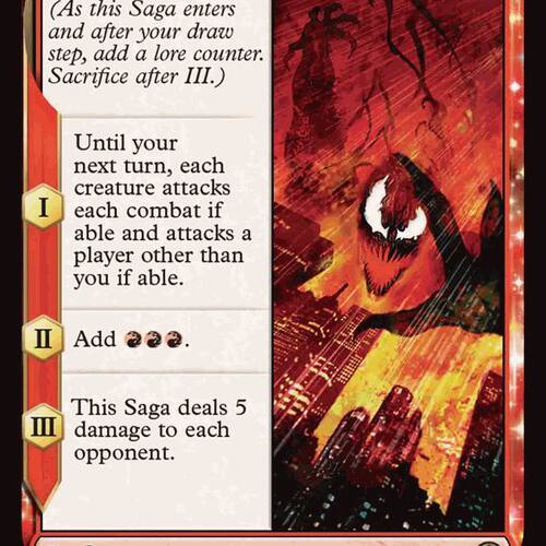 万智牌 极限屠杀 Maximum Carnage spm 蜘蛛侠 异画闪