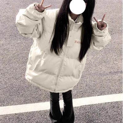 初中学生羽绒棉服少女大童棉袄冬季加厚面包服初中高中生保暖外套