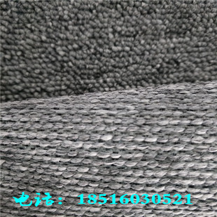 B1级阻燃地毯通过检测满铺2米门幅展会办公楼会议室灰色圈绒地毯