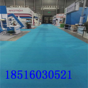B1级阻燃地毯展会短期使用满铺防火通道标摊美食展婚庆可安装裁剪