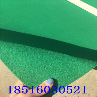 草绿色平面展毯展览馆室内外活动墙面装饰毯结婚场地短期展会地毯