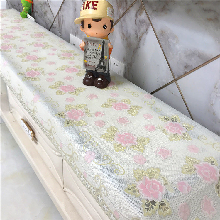 防水防烫餐桌布PVC田园免洗防尘