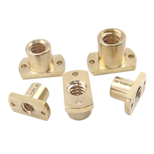 标准牙螺纹螺丝螺杆切边法兰圆法兰铜螺母M16*2 M20*2.5 M18*1.5