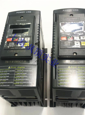 新款泰矽TAISEE电力控制器SCR调整器T6-1-4-060CT-R两项三项调功