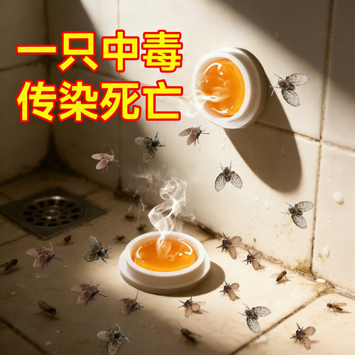 蛾蚋杀虫剂下水道小飞虫灭杀神器卫生间厕所管道专用除虫防飞蛾蠓