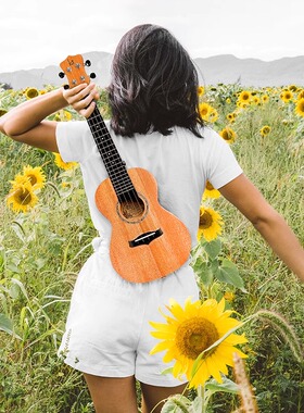 趣弹乐器卡卡kaka25D尤克里里单板女初学者入门男KUC23寸ukulele