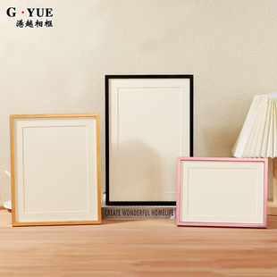 24寸卡纸画照片空框架装 裱挂墙 相框摆台高级感定制567810