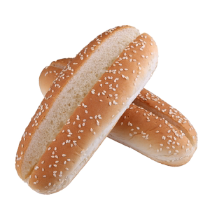 热狗面包胚65g 烘焙款 8美式 美式 早餐面包整箱批发半成品新品 张款