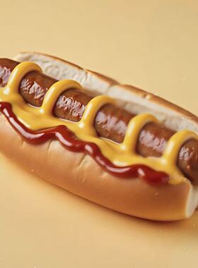 张款酒酿热狗面包胚65g*8美式儿童学生营养早餐汉堡店商用新品