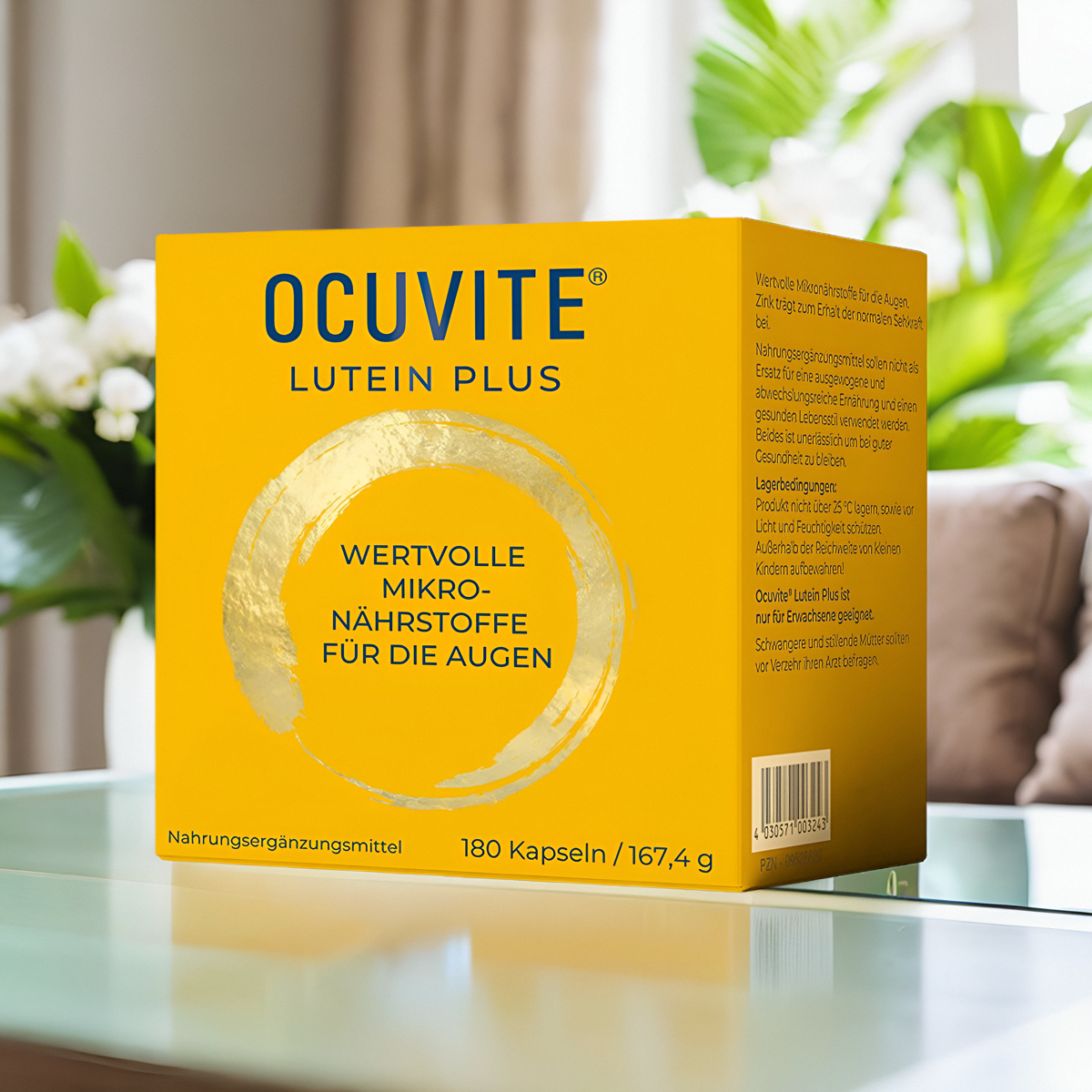 德国原装Ocuvite Lutein叶黄素玉米黄质眼睛营养膳食胶囊-180粒