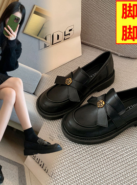 法国【BILY】新款高端大码41到43女鞋加宽加肥软底不累脚乐福鞋