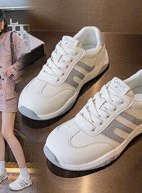 法国【Bily】大码女鞋41-43平底德训鞋新款轻便软底学生阿甘鞋