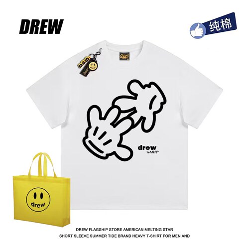 drew短袖美式男女休闲百搭纯棉