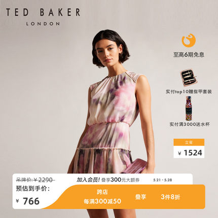 TED BAKER春夏款女士无袖短款连衣裙269416