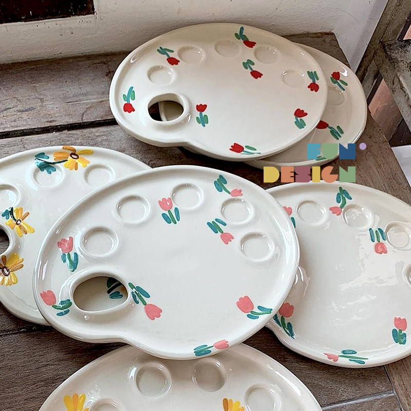 泰国艺术家郁金香可爱风桌面装饰