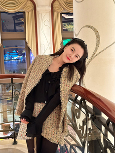 浪漫织带编织小香风夏日外套和短裙 塞维利亚广场 DUO智仙生 黑标