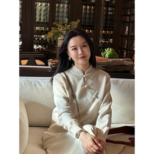 新中式 天cai中国少女 100羊毛少女毛衣 黑标 DUO智仙生