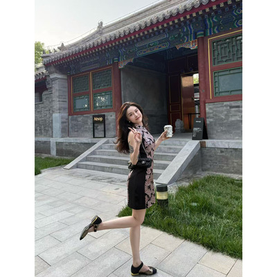 DUO智仙黑标日本进口昭冷漠千金jue版xian量美少女海派旗袍送发带