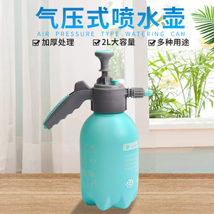 园艺浇花家用消毒多肉洒水清洁2L压力喷雾器浇水喷壶 喷水壶气压式