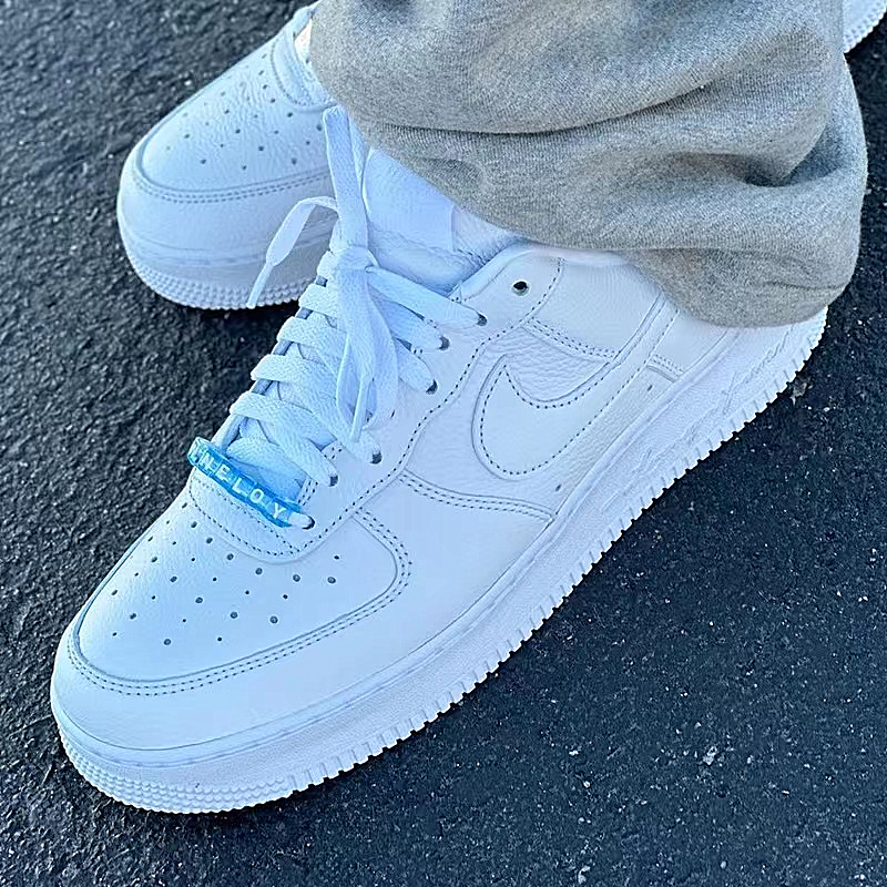 空军一号蓝色字母鞋带扣