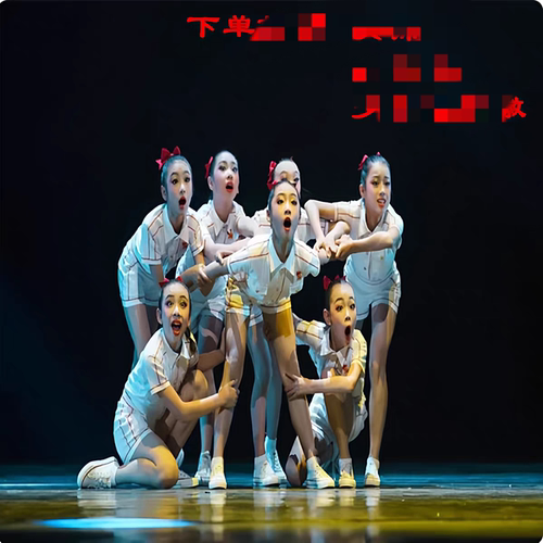 雨中曲舞蹈服儿童红领巾演出中小学生歌颂祖国表演合唱服道具雨伞
