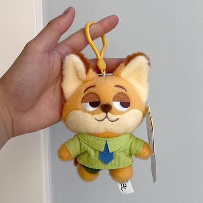 疯狂动物城萌糖尼克毛绒挂件公仔