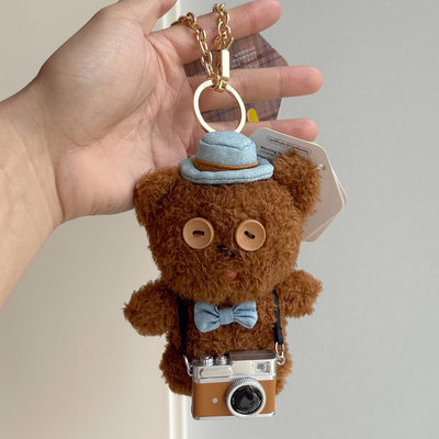 小黄人系列摄影师Tim熊毛绒挂件