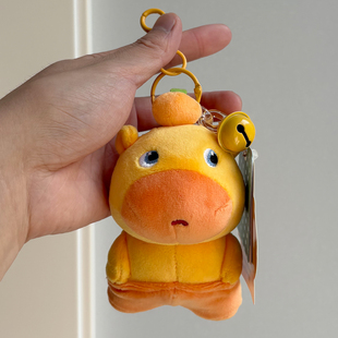 正版水豚噜噜毛绒挂件公仔玩偶情侣包包挂饰可爱女生书包配饰礼物