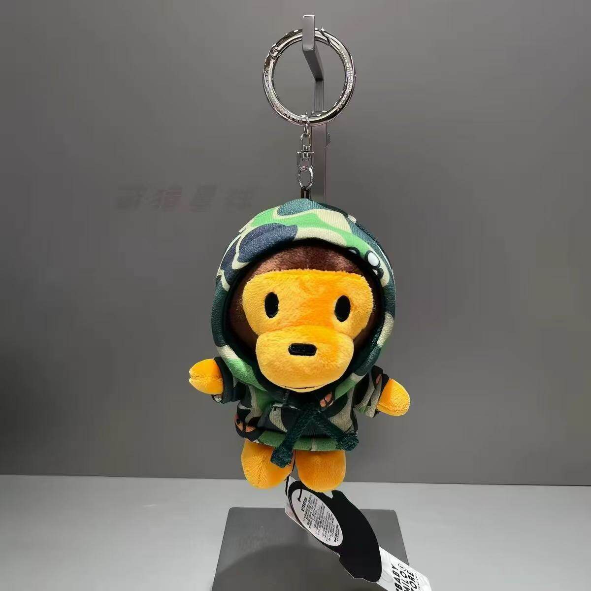 thumbnail for baby milo colorful dressing monkey doll pendant monkey key ring school bag pendant birthday gift
