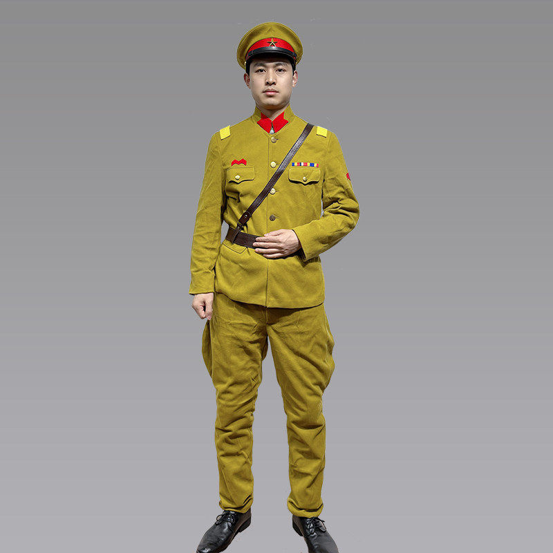 出租rb军官服装剧本杀军官演出服抗日话剧游击队电影服装租赁