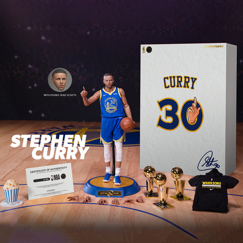 Enterbay 斯蒂芬·库里 NBA球星1/6可动人偶兵人潮玩手办摆件礼物