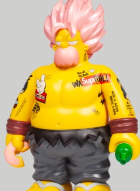 ZCWO Pink Yellowfool 愚者乐园粉色原始人潮玩手办摆件装饰