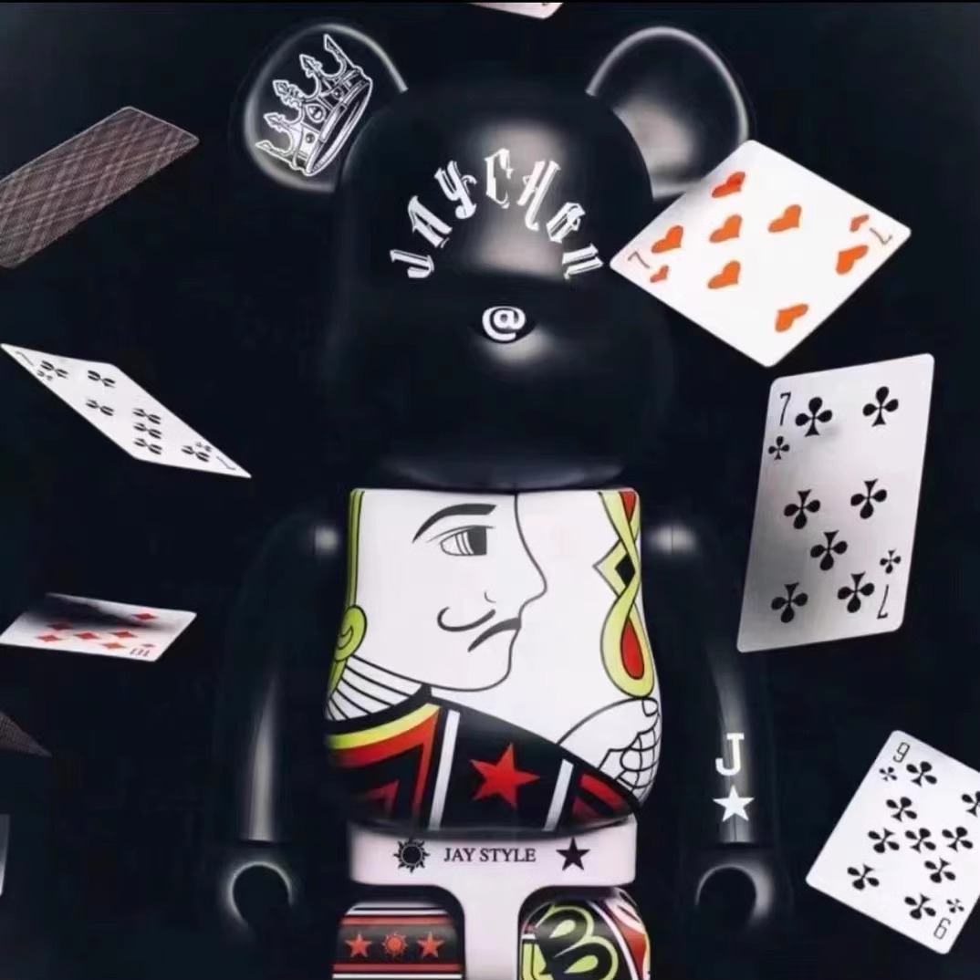 Bearbrick世界巡回展周杰伦PHANTACi JayChou400%积木熊暴力熊