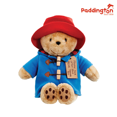 正品PADDINGTON英国帕丁顿熊中号小熊毛绒玩偶公仔可爱礼物儿童