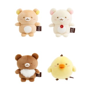 预定 SANX轻松熊蜜蜂装坐姿造型玩偶公仔毛绒熊哥熊妹熊弟周边