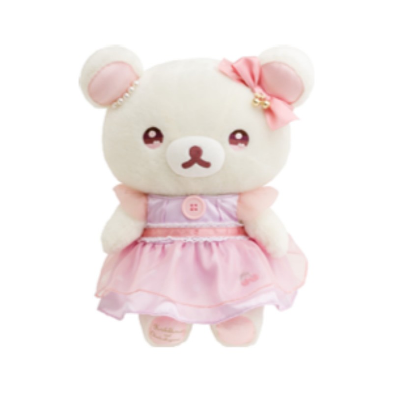 预定SANX轻松熊多彩色毛绒玩偶公仔熊哥周边可爱白熊小黄鸡棕熊