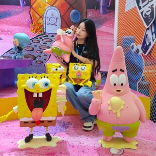 Justice Intentions海绵宝宝正品授权潮玩手办摆件礼物潮流玩具