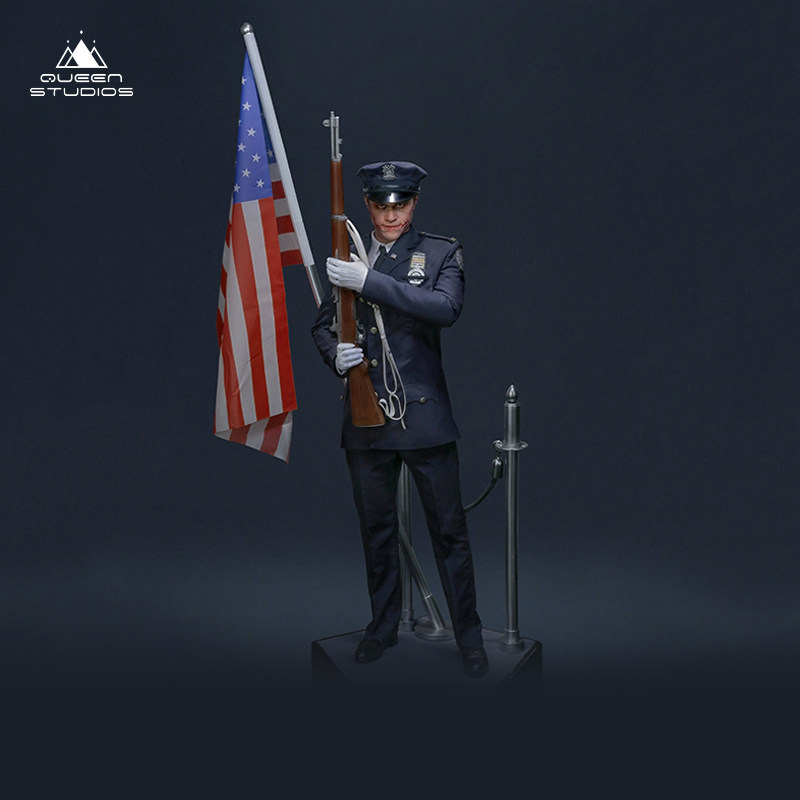 现货正版授权QueenStudios官方DC小丑(警装)1/3全身像雕像摆件