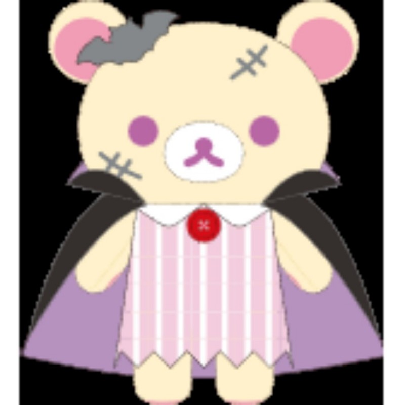 预定 轻松熊吸血鬼白熊熊妹节日蛋糕熊哥熊妹毛绒玩偶公仔周边